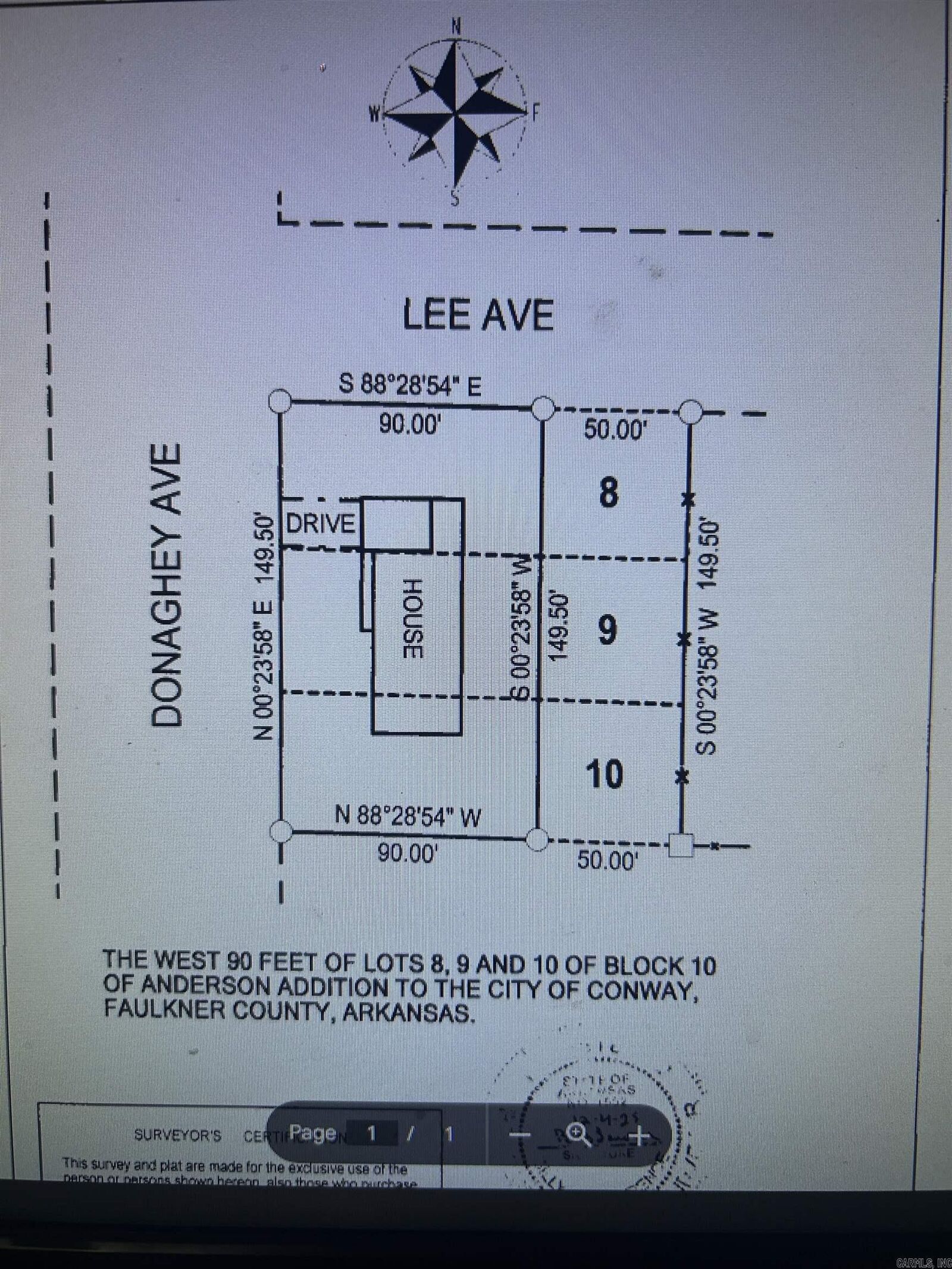 Property Photo: 1212 Donaghey Ave. AR 72034