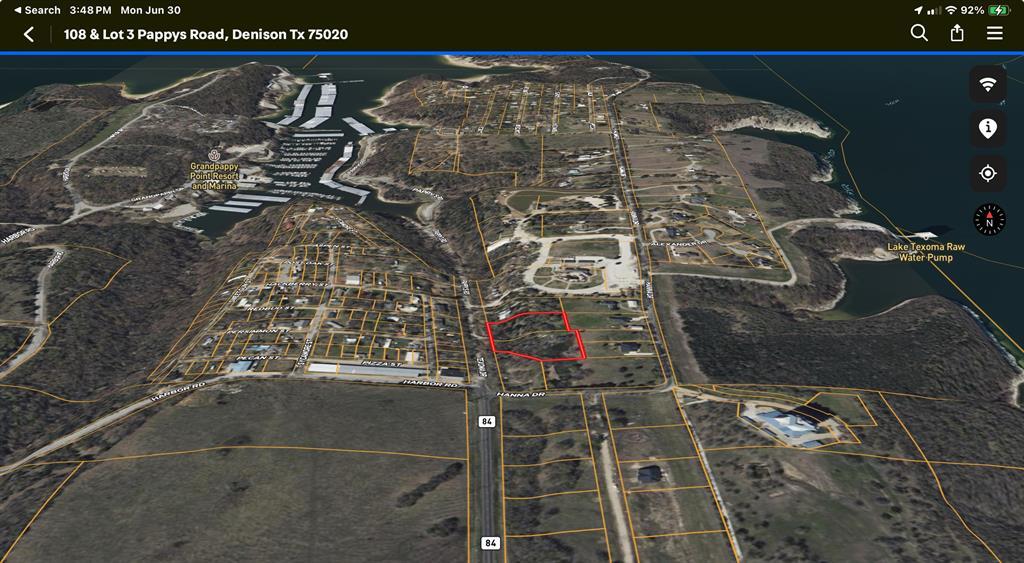 Property Photo: 108 &Amp Lot 3 Pappys Road TX 75020