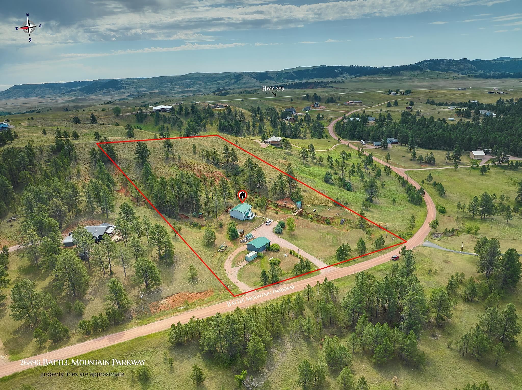 Property Photo:  26896 Battle Mountain Parkway  SD 57747 