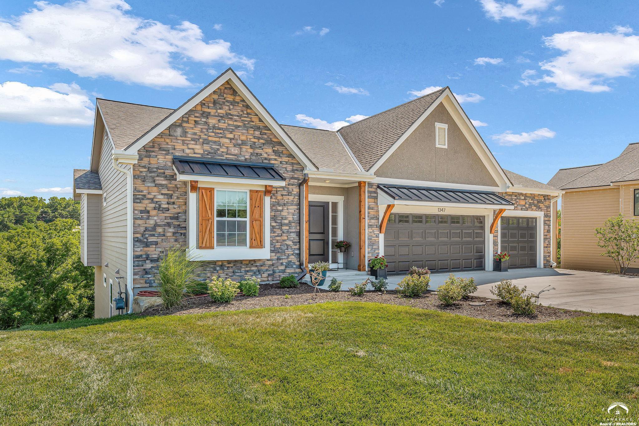 Property Photo:  1347 Kanza Drive  KS 66049 