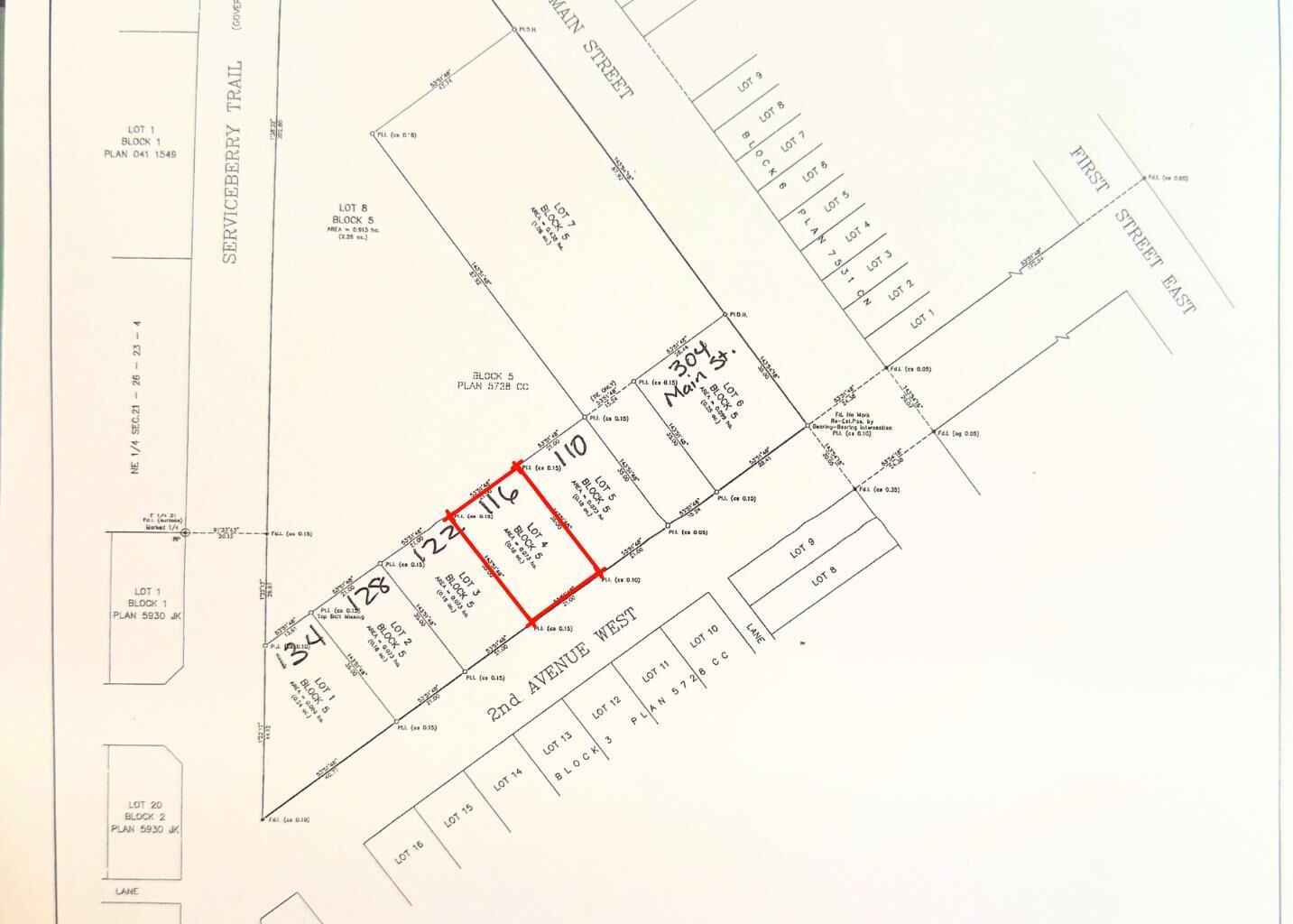 Property Photo: 116 2 Avenue W AB T0J 2R0