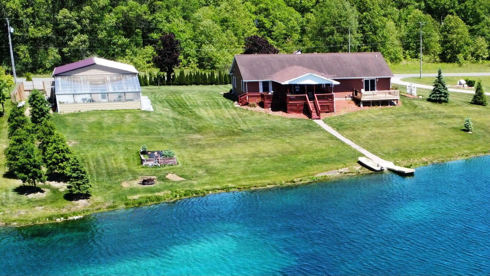 Property Photo:  8683 E Hawley Road  MI 49421 