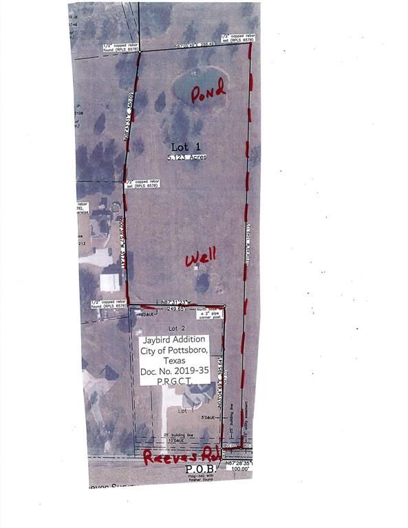 Property Photo: 0000 Reeves Road TX 75076