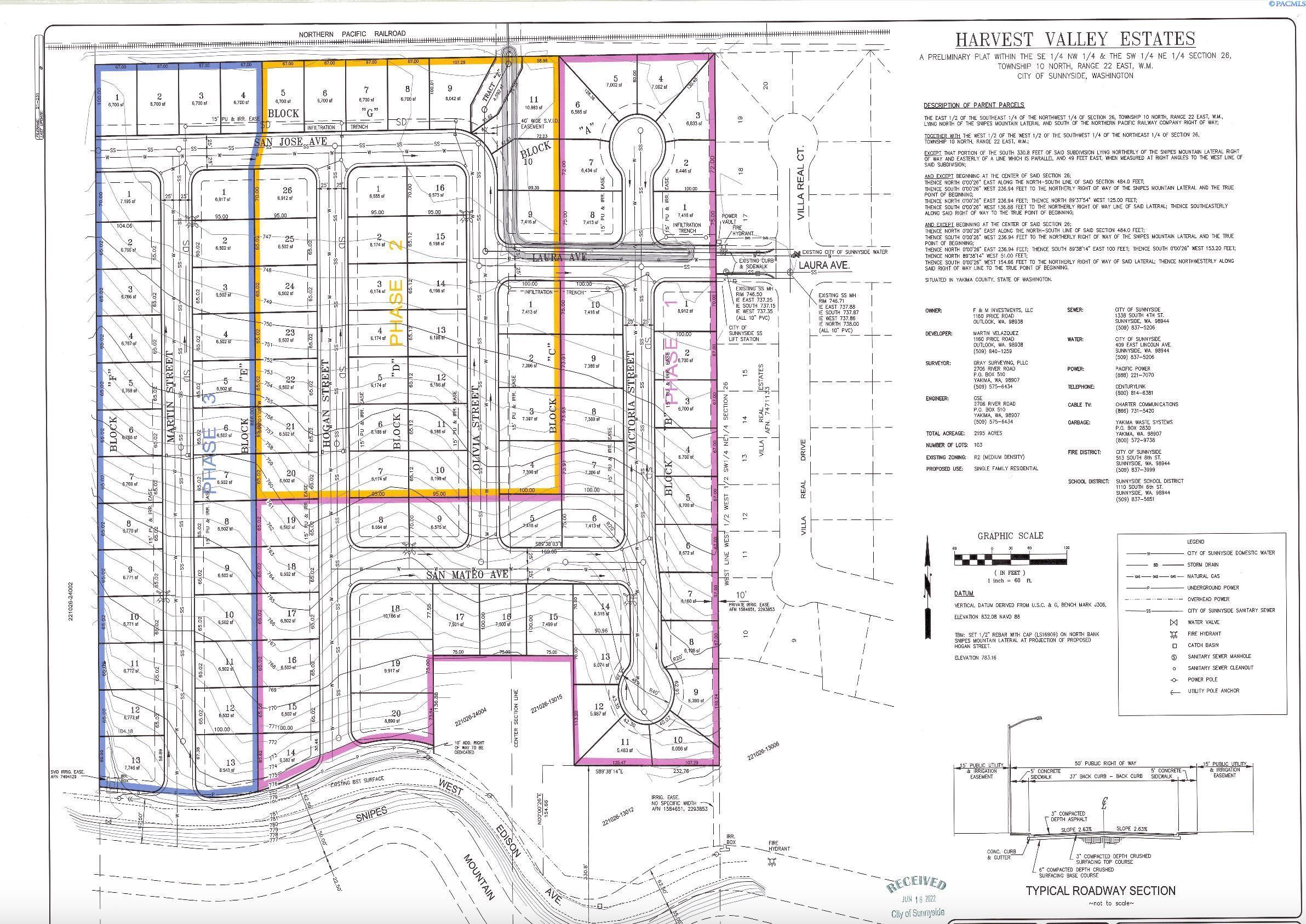 Property Photo: Tbd Lot 11 Harvest Valley Estates Phase 2 WA 98944
