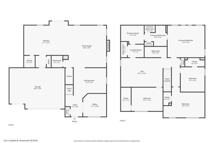 Property Photo:  5656 Grosbeak Drive  IN 46143 