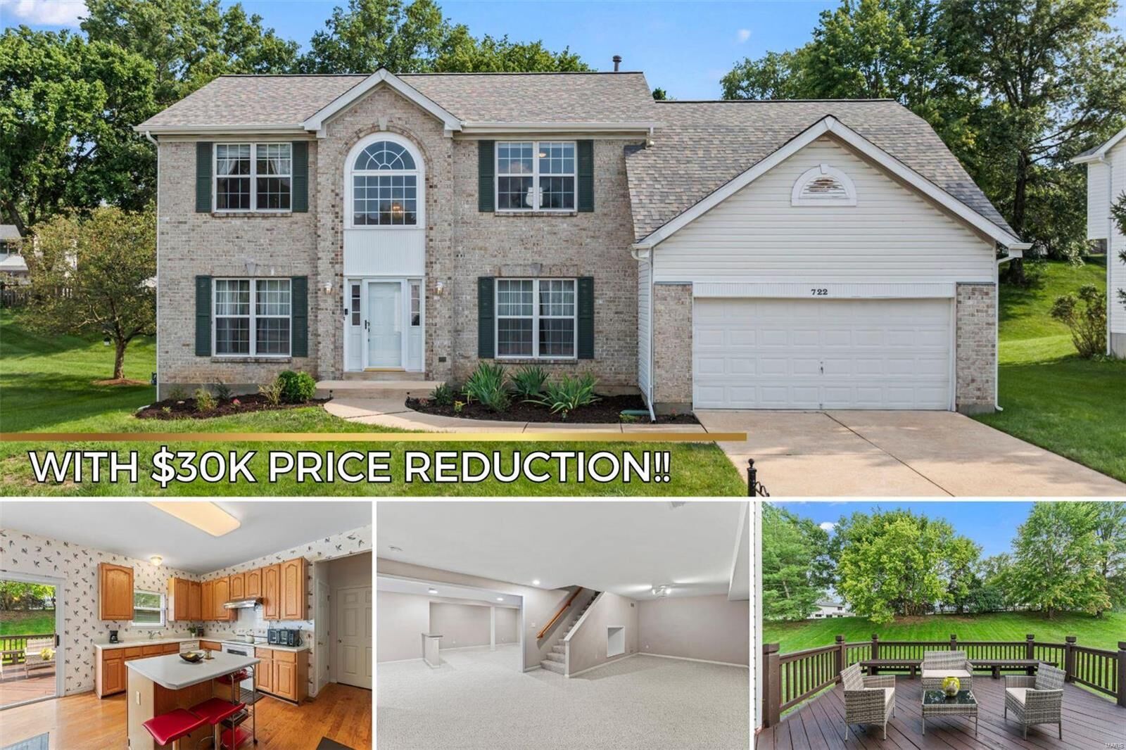 Property Photo: 722 Castle Pines Drive MO 63021