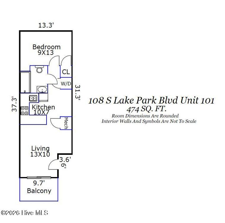 Property Photo:  108 S Lake Park Boulevard Unit 101  NC 28428 