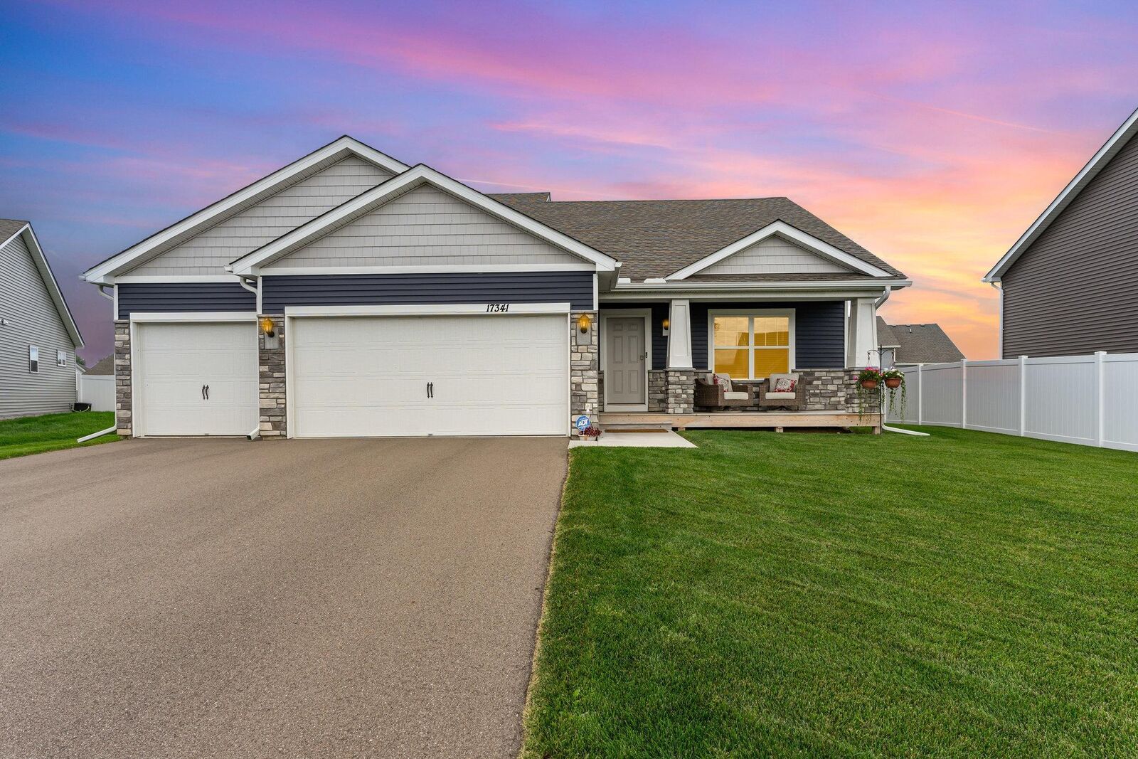 Property Photo: 17341 Duvall Court MN 55044