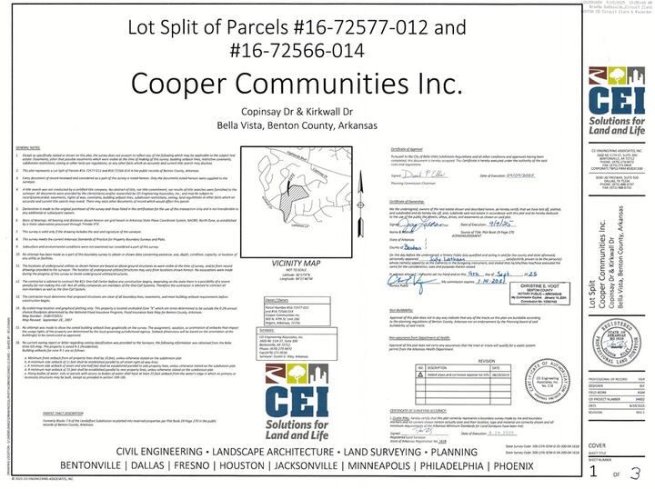 Property Photo:  Kirkwall Drive  AR 72715 