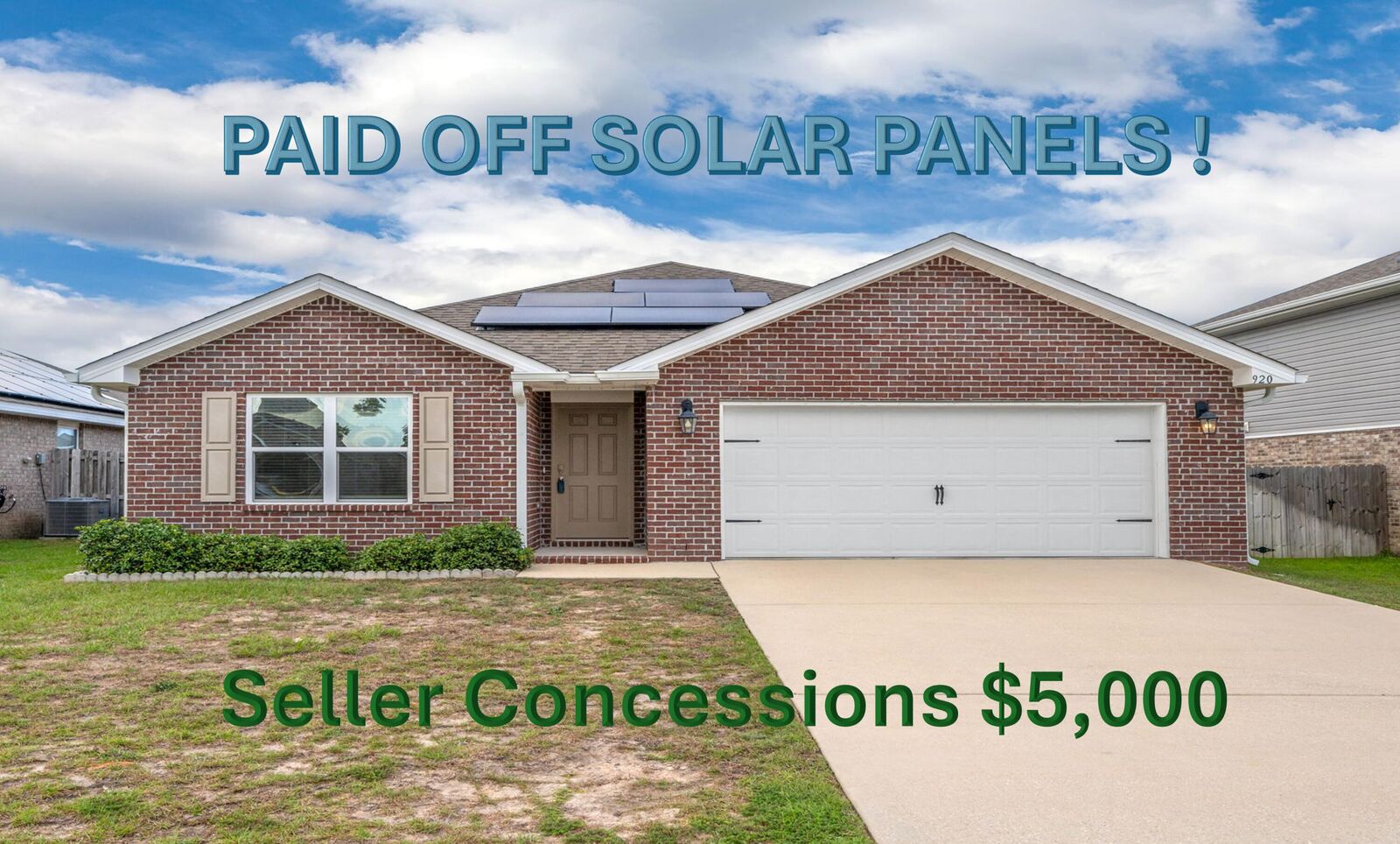 Property Photo: 920 Merganser Way FL 32539