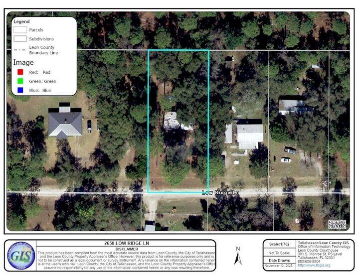 Property Photo:  2658 Low Ridge Lane  FL 32305 