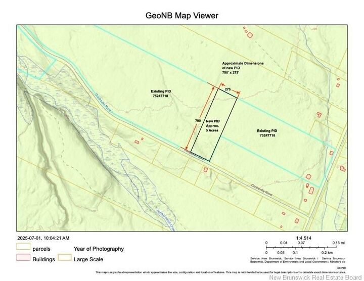 Photo de la propriété: N/A Centreville Road NB E6B 2J5