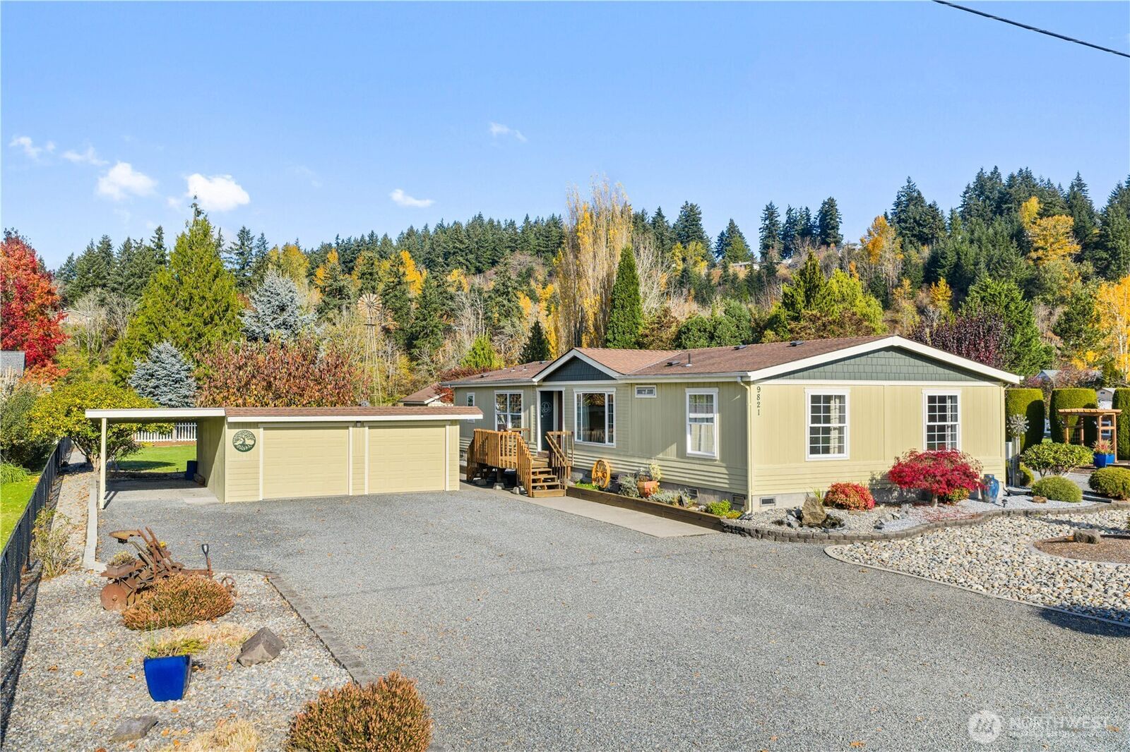 Property Photo:  9821  Dechaux Road E  WA 98371 