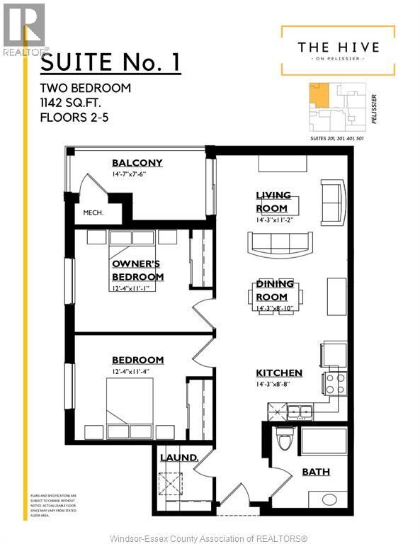 Property Photo:  531 Pelissier Street 501  ON N9A 4L2 