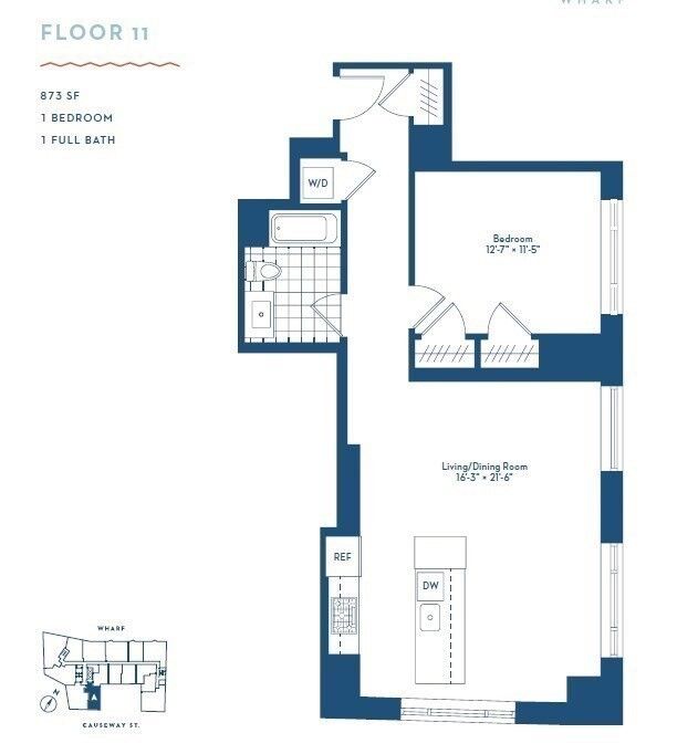 Property Photo:  100 Lovejoy Wharf 11A  MA 02114 