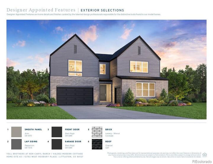 Property Photo: 12792 W Roxbury Place CO 80127