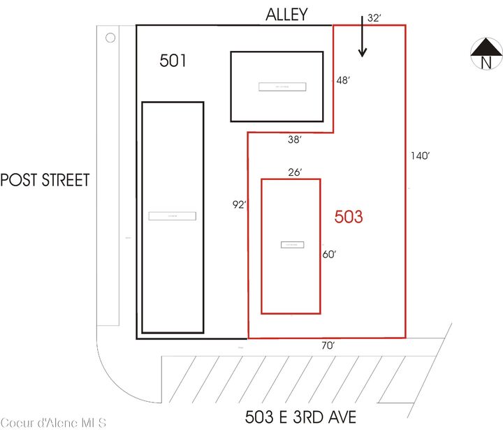 Property Photo: 503 E 3rd Ave ID 83854