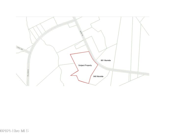 Property Photo:  12.05 Acre Near 861 Marietta Rd  NC 28340 