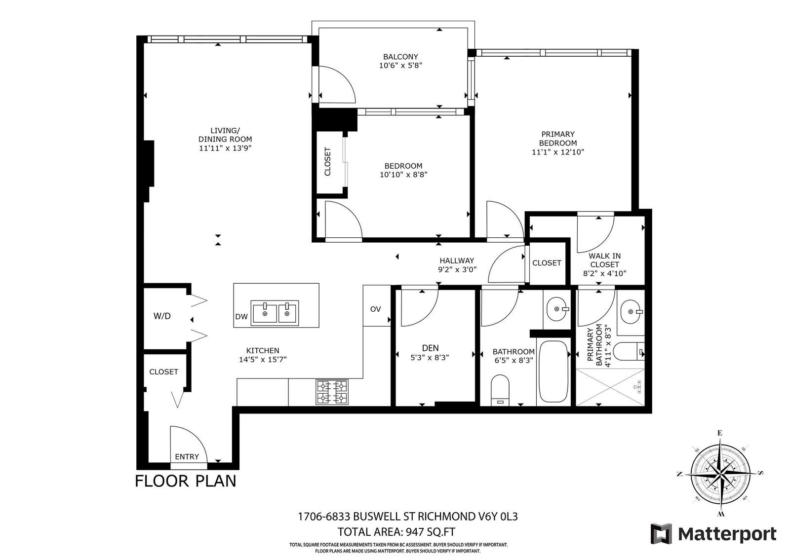 Property Photo: 6833 Buswell Street 1706 BC V6Y 0L3