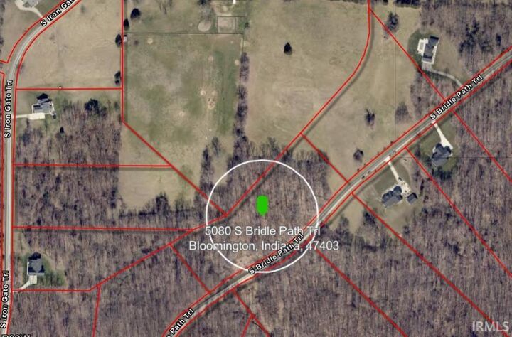 Property Photo:  5080 (Lot 8) S Bridle Path Trail  IN 47403 