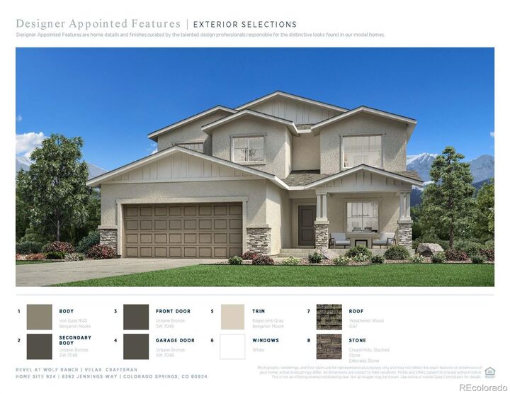 Property Photo:  6362 Jennings Way  CO 80924 