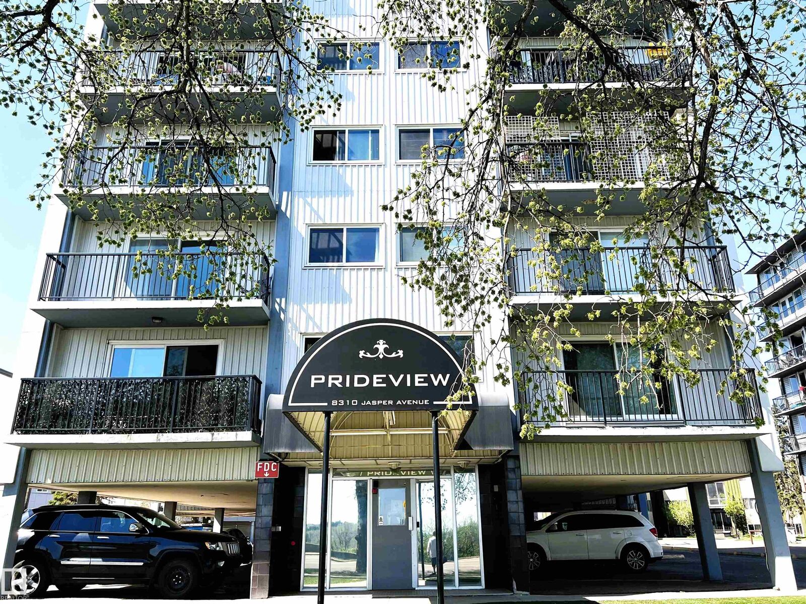 Property Photo:  8310 Jasper Avenue NW 103  AB T5H 3S3 