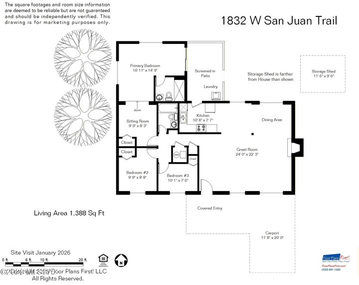 Property Photo:  1832 W San Juan Trail  AZ 85713 