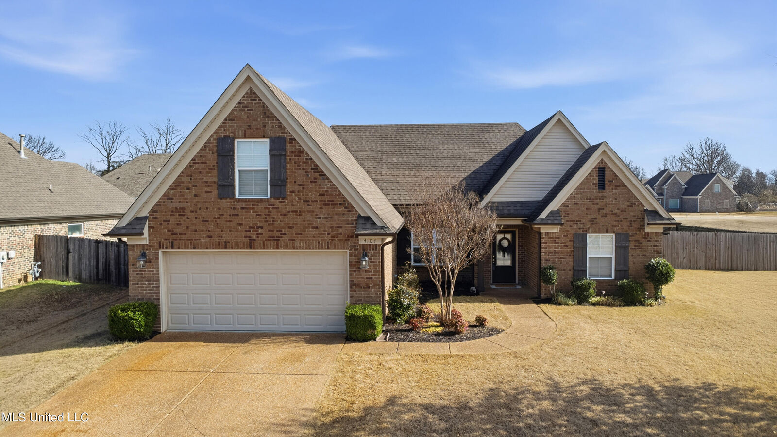 Property Photo:  4104 Bramble Crest Drive  MS 38672 