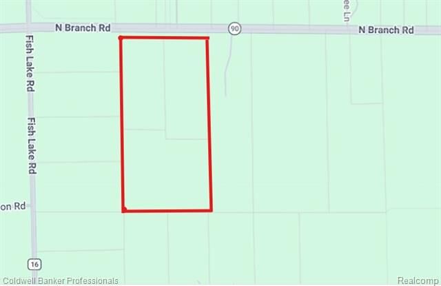 Property Photo: Vl N Branch Road MI 48461