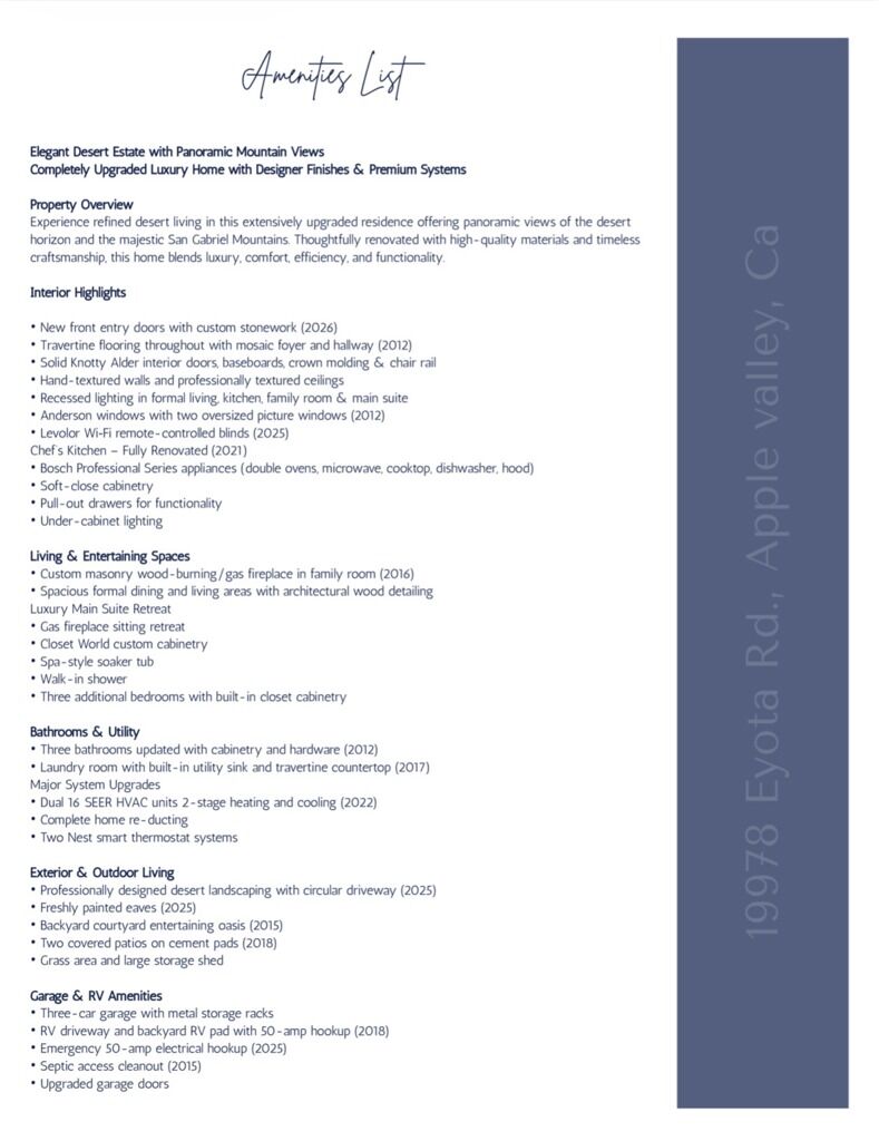 Property Photo:  19978 Eyota  CA 92308 