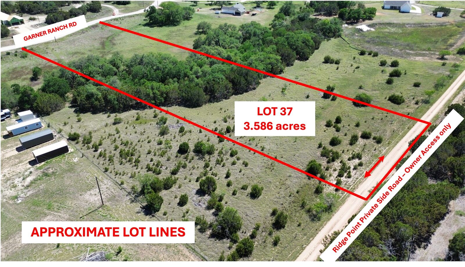 Property Photo: Lot 37 Garner Ranch Road TX 78605