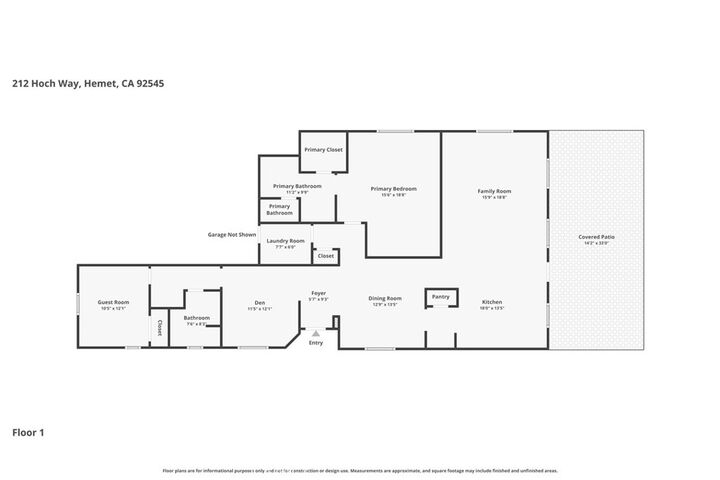 Property Photo: 212 Hoch Way CA 92545