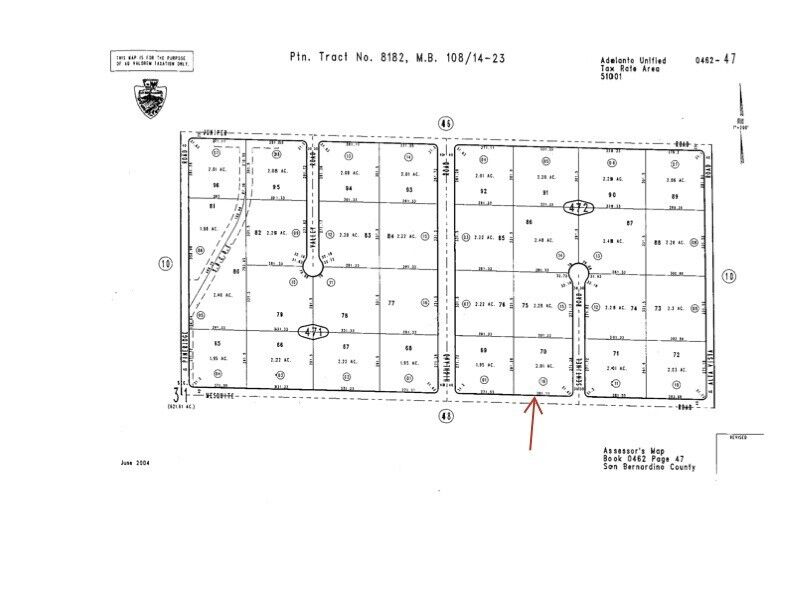 Property Photo: 0 Mesquite CA 92301