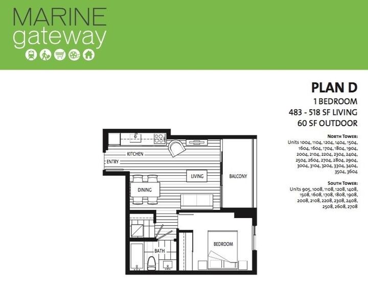 Property Photo: 488 SW Marine Drive 3004 BC V5X 0C6