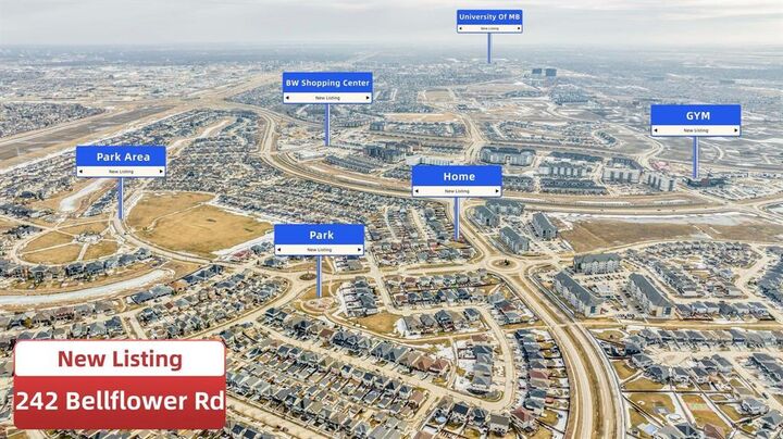 Property Photo:  242 Bellflower Road  MB R3Y 0H8 