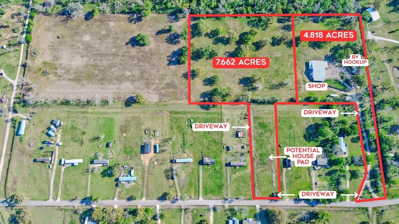 Property Photo: 4239 County Road 348 TX 77422