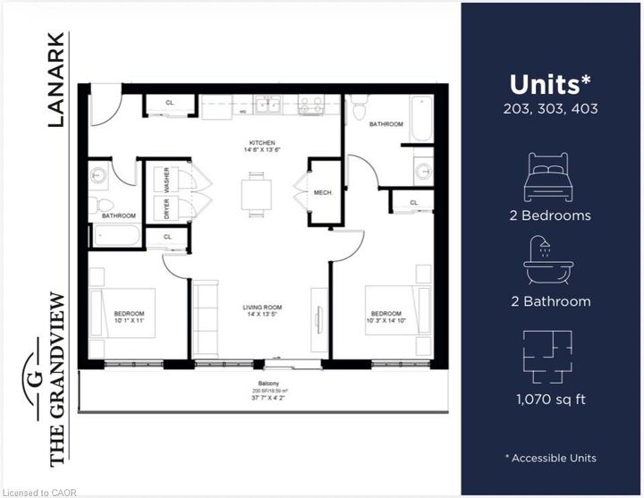 Property Photo: 80 Caithness Street W 403 ON N3W 1B2