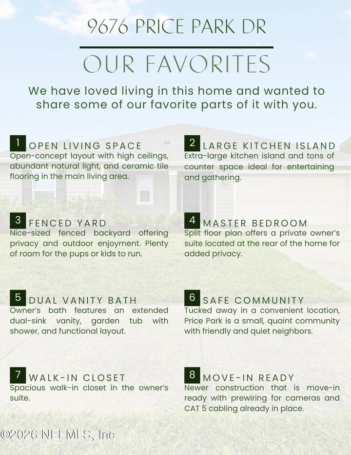 Property Photo:  9676 Price Park Drive  FL 32257 