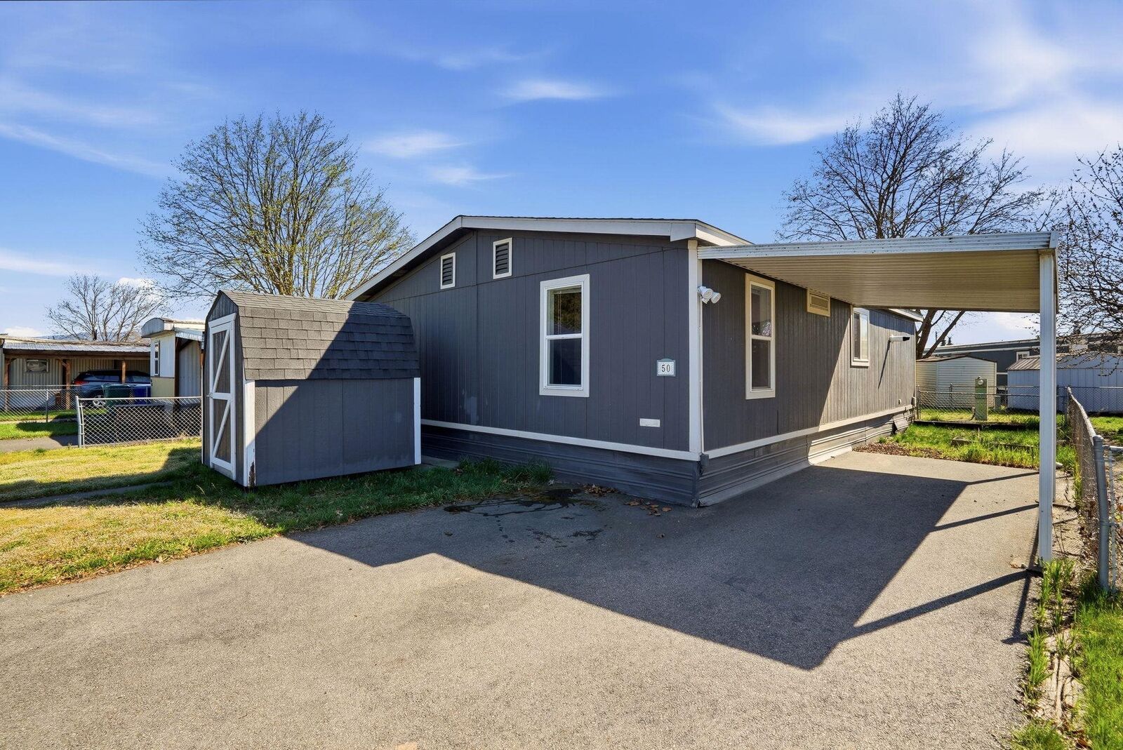 Property Photo: 21725 E Wellesley Ave Space 50 WA 99027