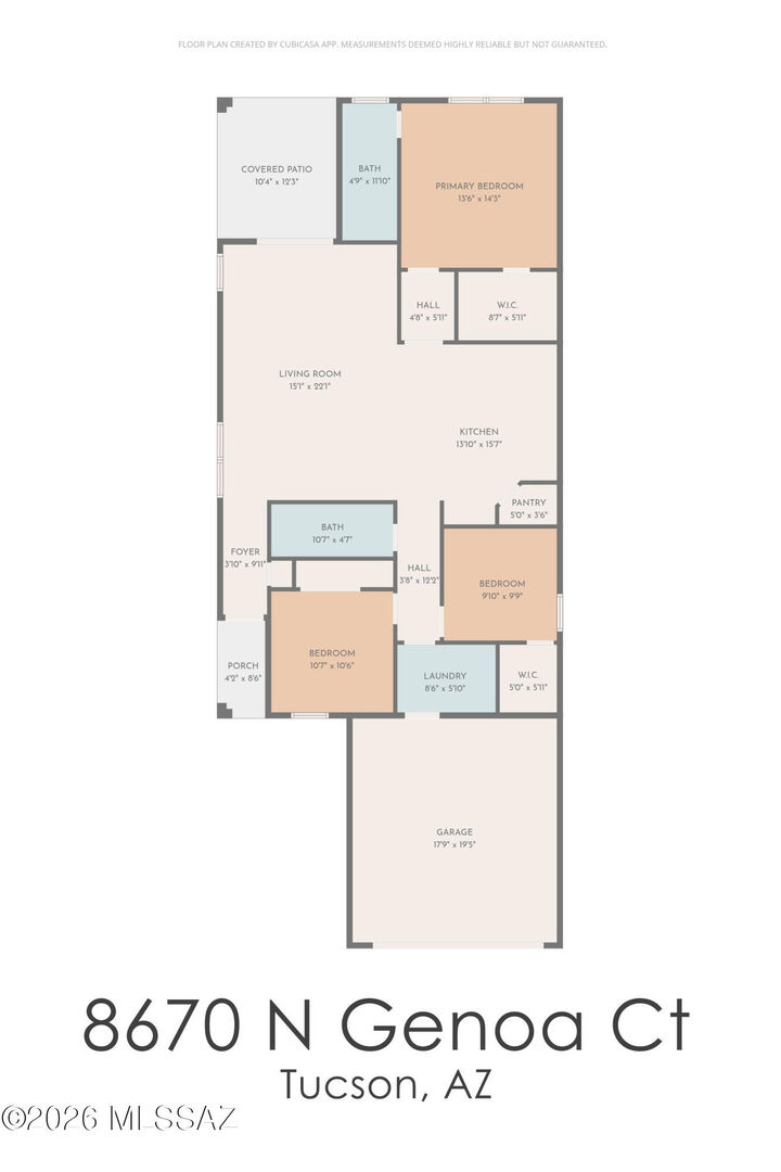 Property Photo: 8670 N Genoa Court AZ 85742