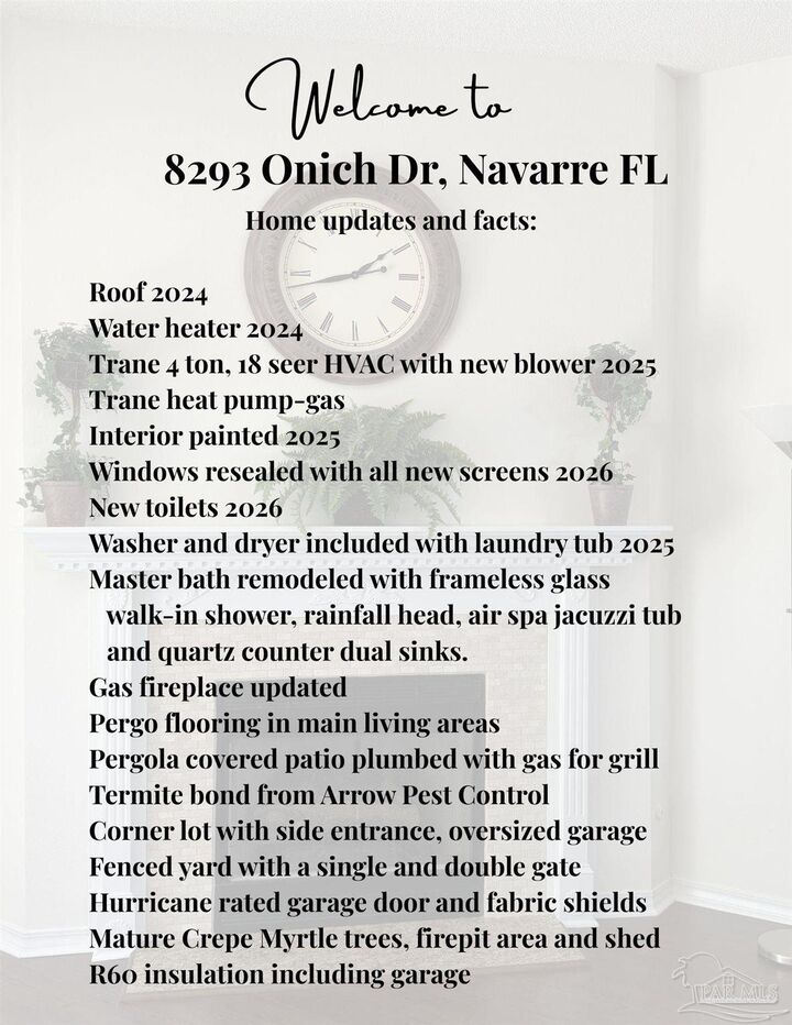 Property Photo:  8293 Onich Dr  FL 32566 