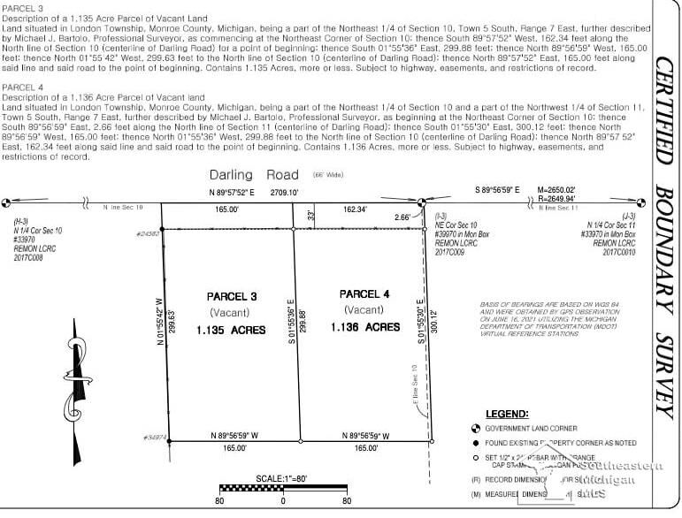 Property Photo:  0 Darling Rd Road  MI 48160 