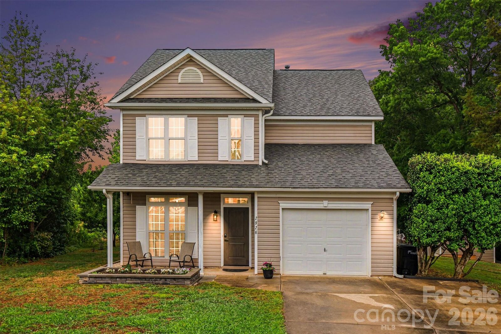Property Photo:  2926 Wagon Wheel Court  NC 28110 