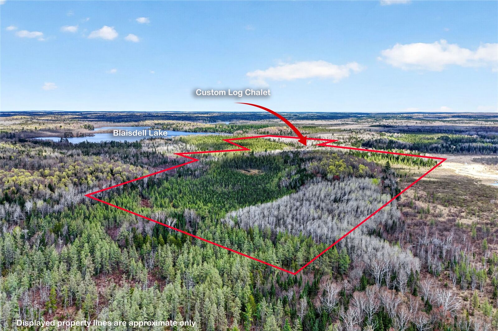 Property Photo: 8225 N Blaisdell Lake Road WI 54896