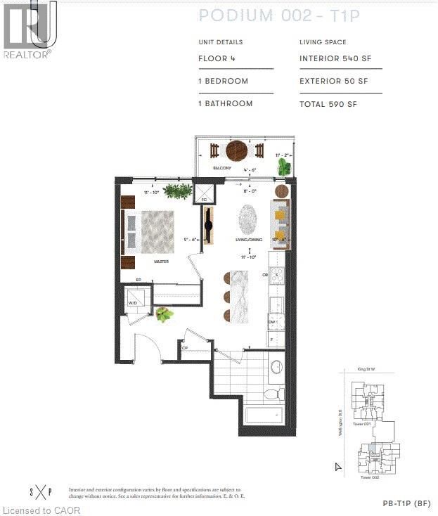 Property Photo:  15 Wellington Street South 1014  ON N2G 0E4 