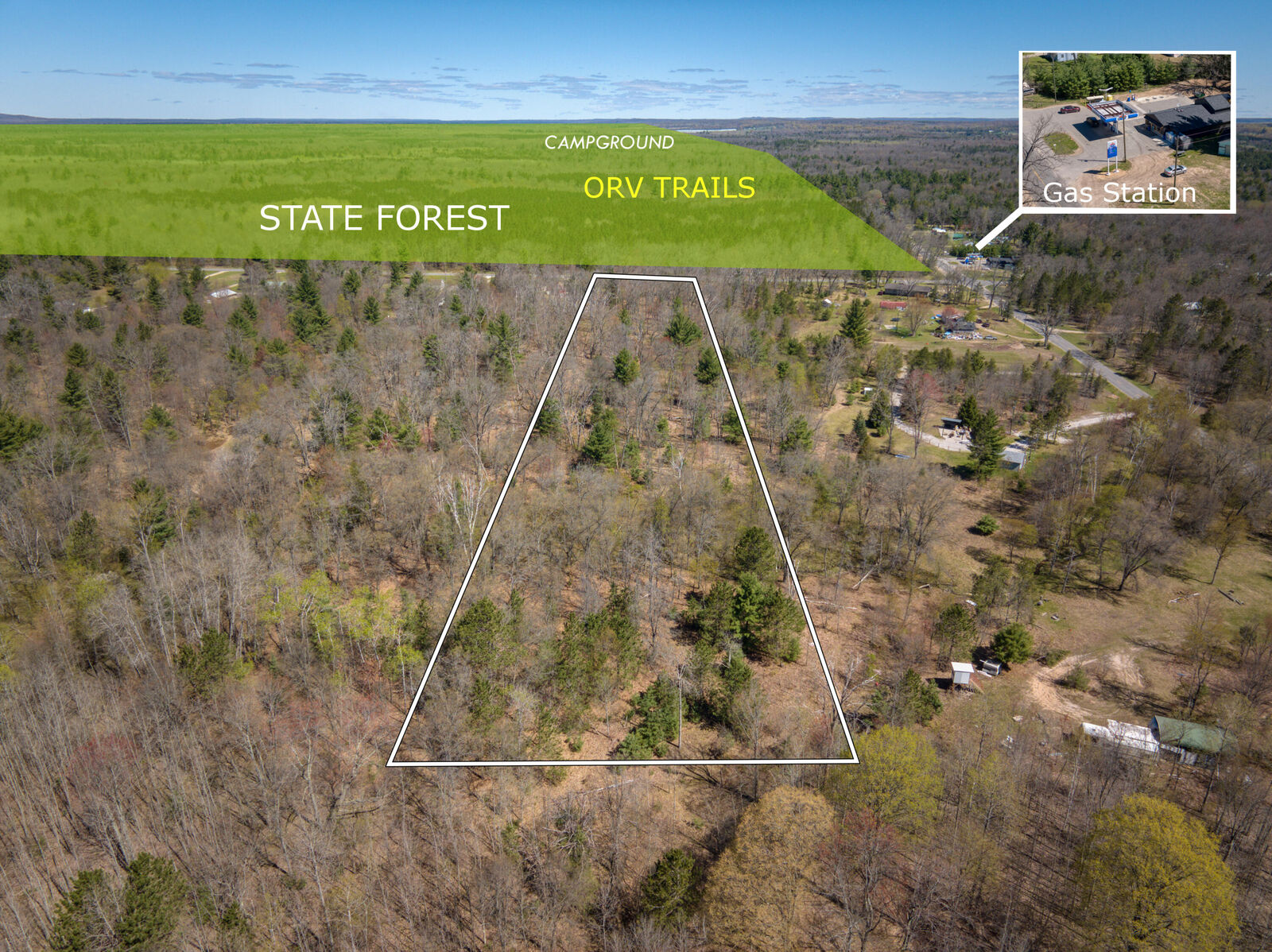 Property Photo: 3911 E 3 Mile Road MI 49656