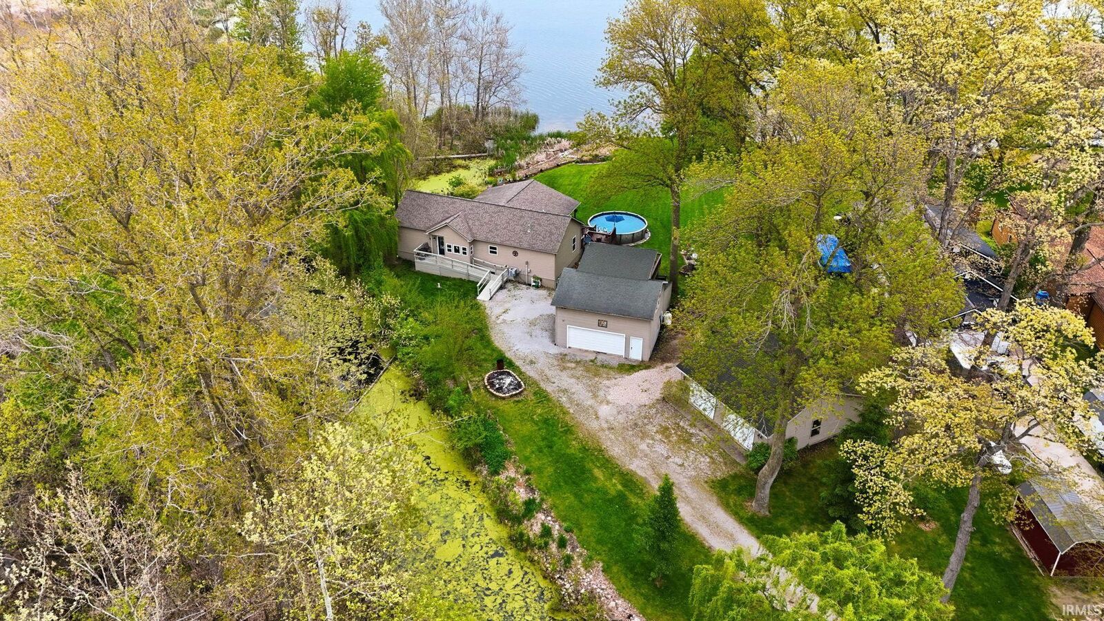 Property Photo: 10105 N Eagle Island Road IN 46784