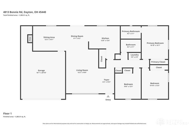 Property Photo:  4813 Bonnie Road  OH 45440 