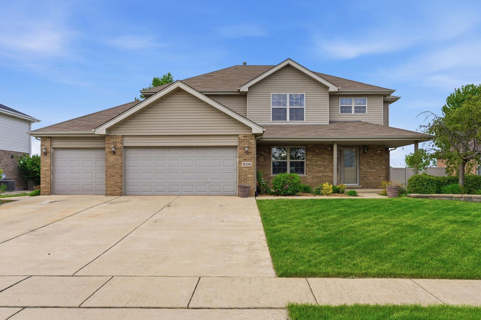 Property Photo: 15726 Menominee Court IL 60442