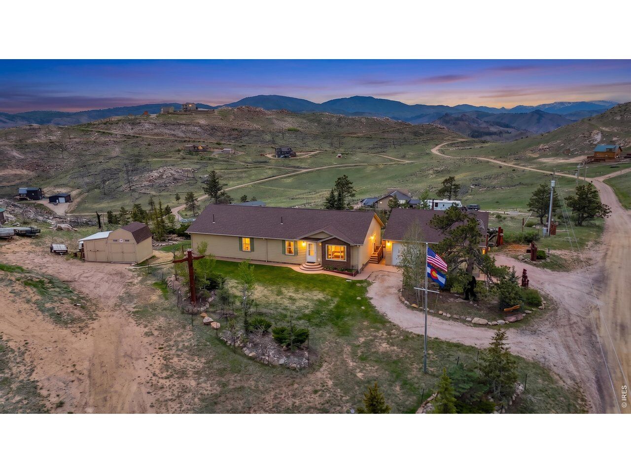 Property Photo: 572 Horse Mountain Dr CO 80536